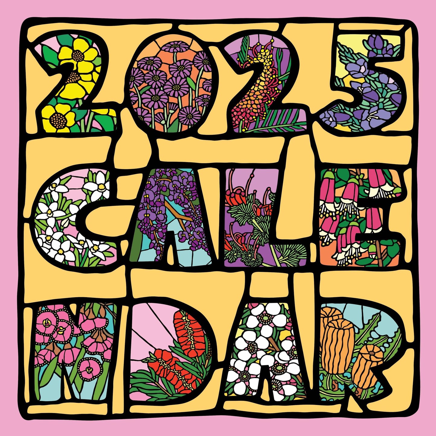 2025 Australian Native Birth Month Flowers Calendar