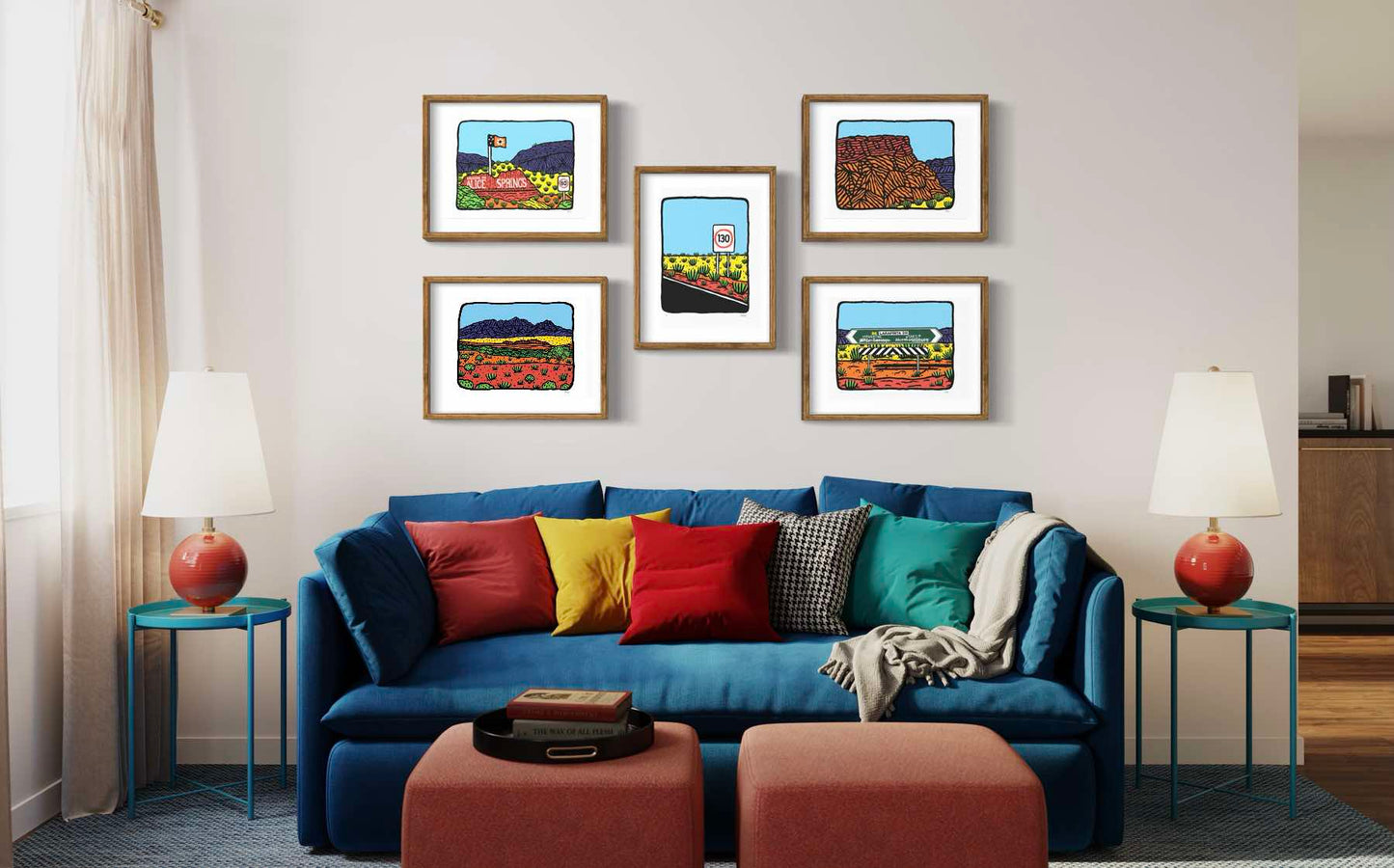 'Mt Sonder' Art Print