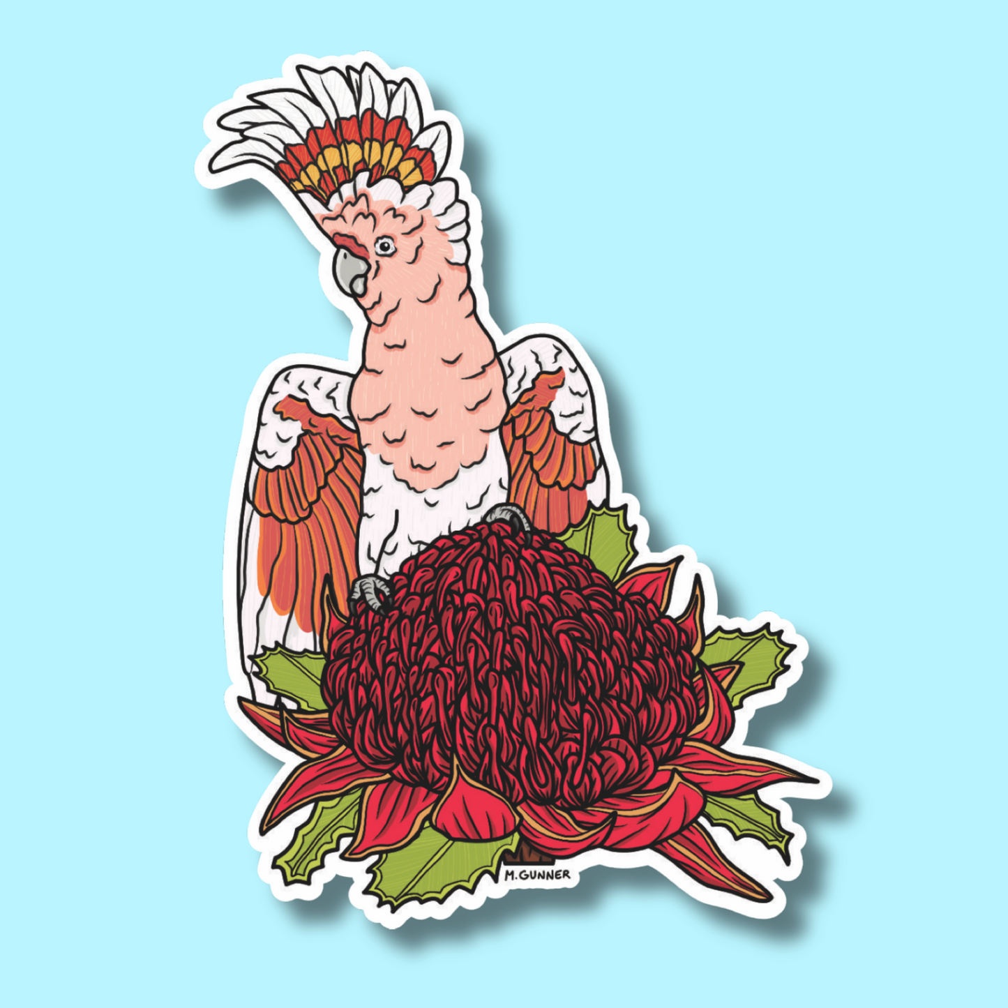 Major Mitchell Cockatoo Sticker