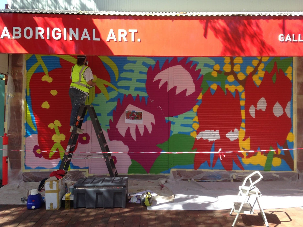 RHA Revitalise Alice Street Art Project 'This is Aboriginal Art' Rolle ...