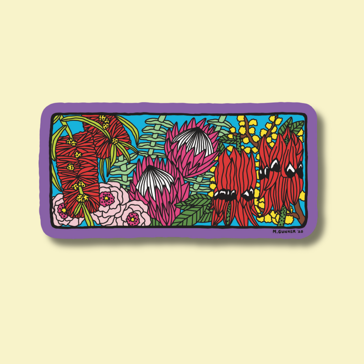 'Todd Mall Mural' Sticker – MR GUNNER ART