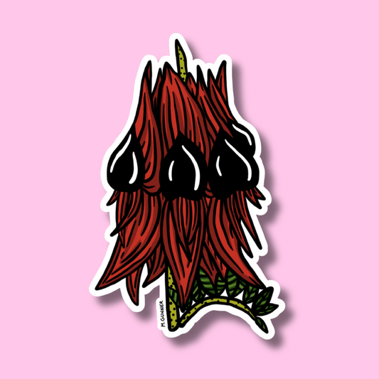 Desert Pea Sticker