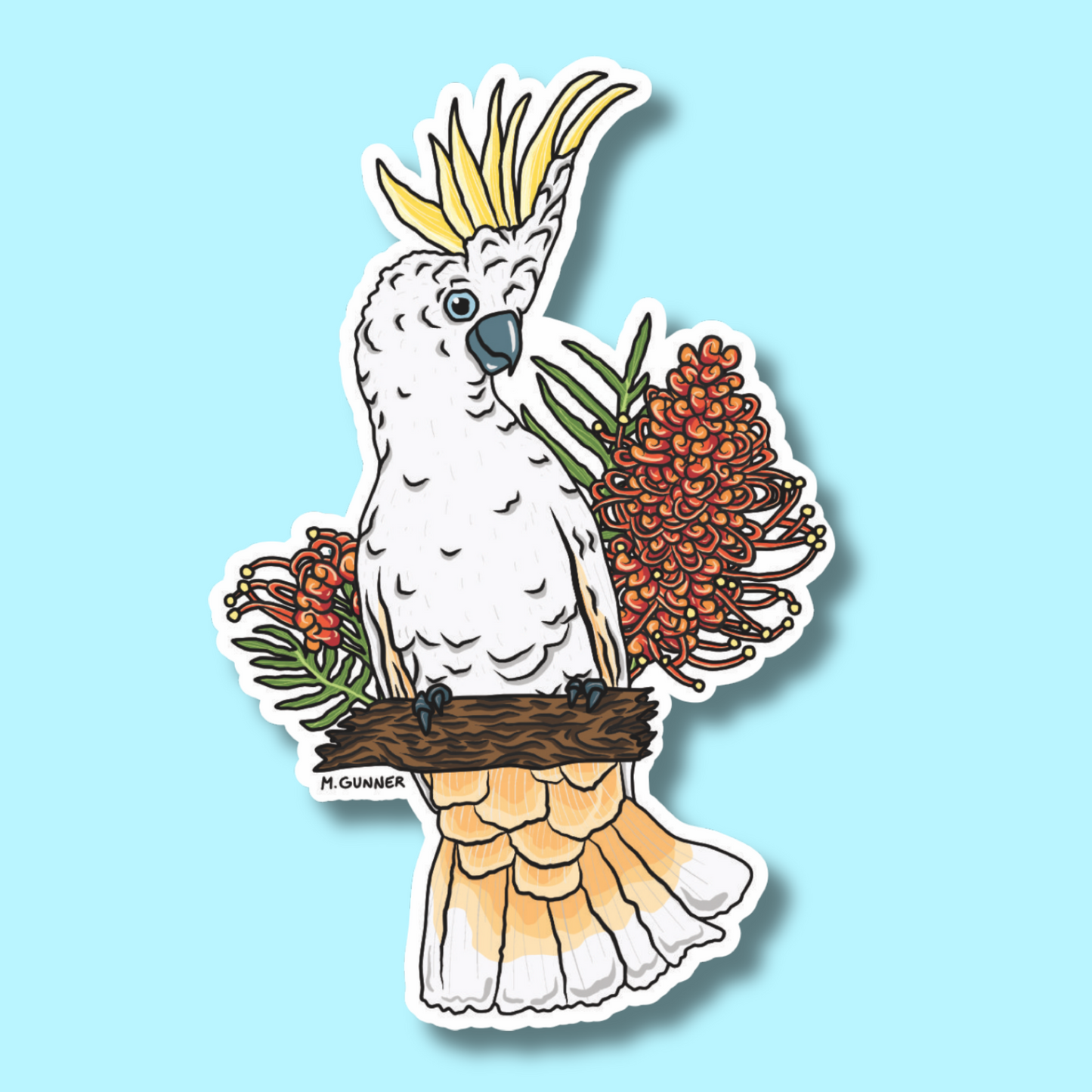 Sulphur Crested Cockatoo Sticker