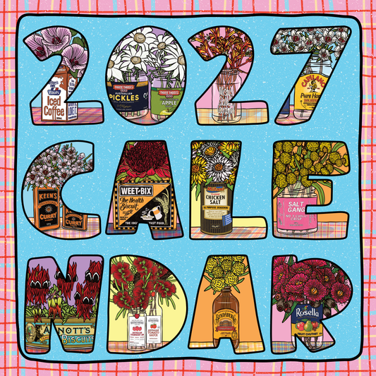 2027 Australian Makeshift Vases and Flowers Calendar (PREORDER)