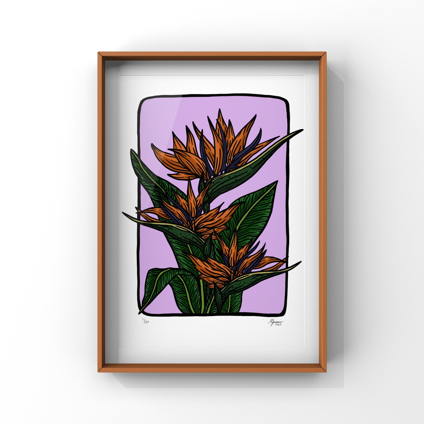 'Birds of Paradise' Art Print