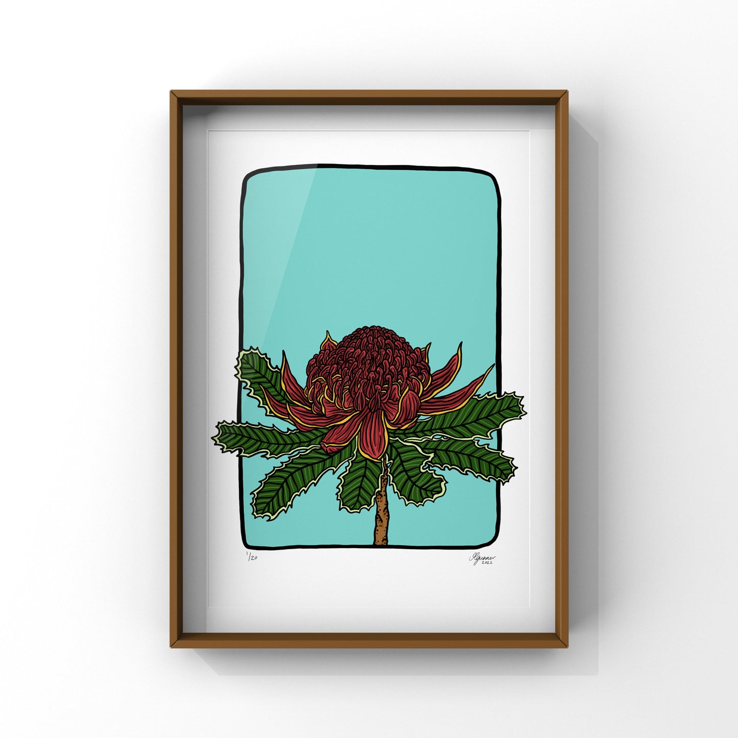 'Waratah' Art Print