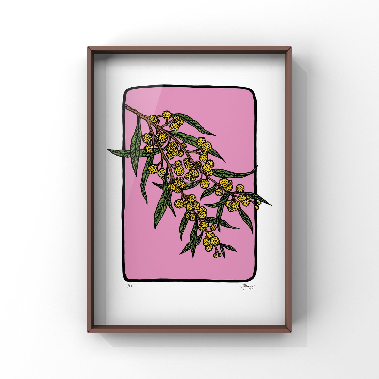 'Golden Wattle' Art Print