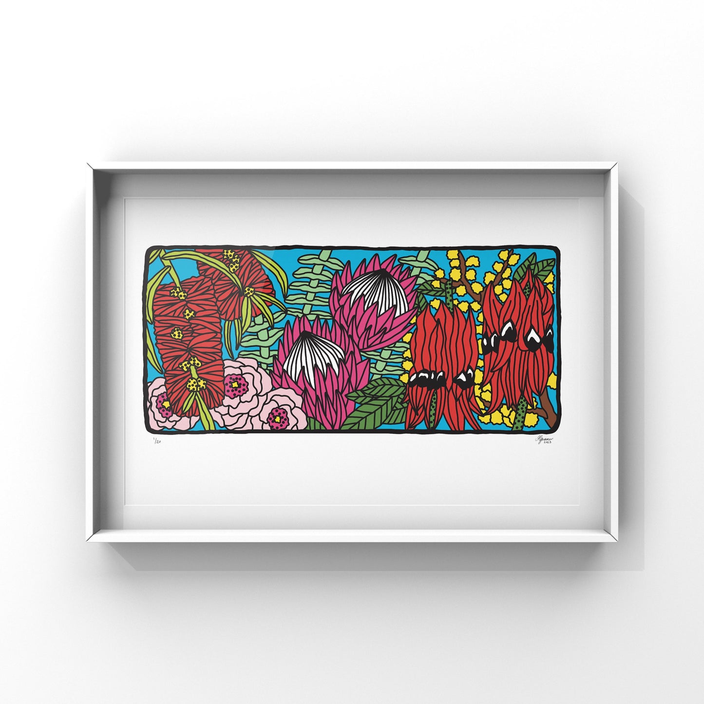 'Todd Mall Mural' Art Print