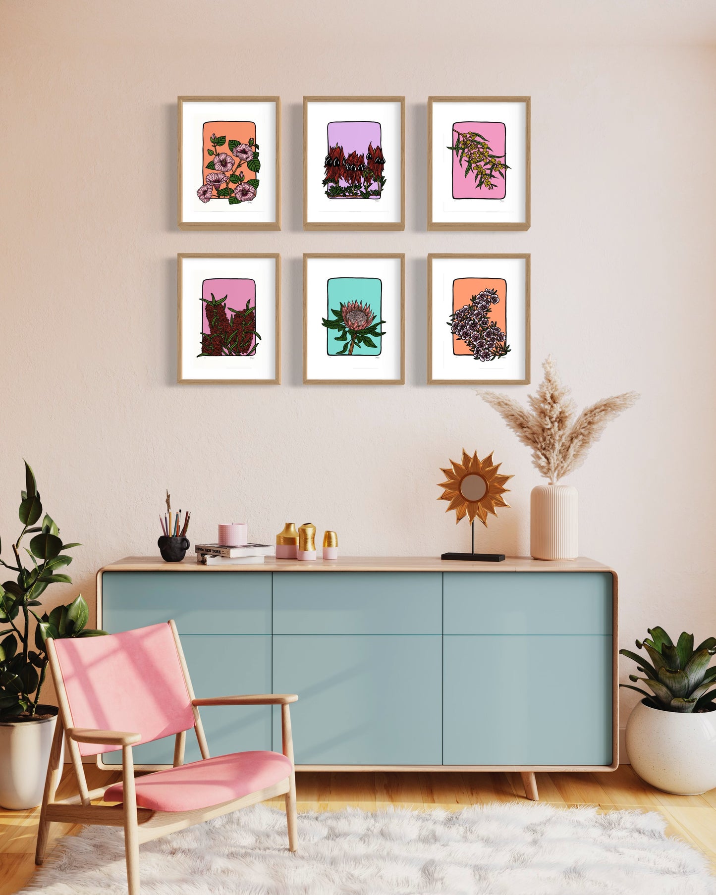 'Geraldton Wax' Art Print