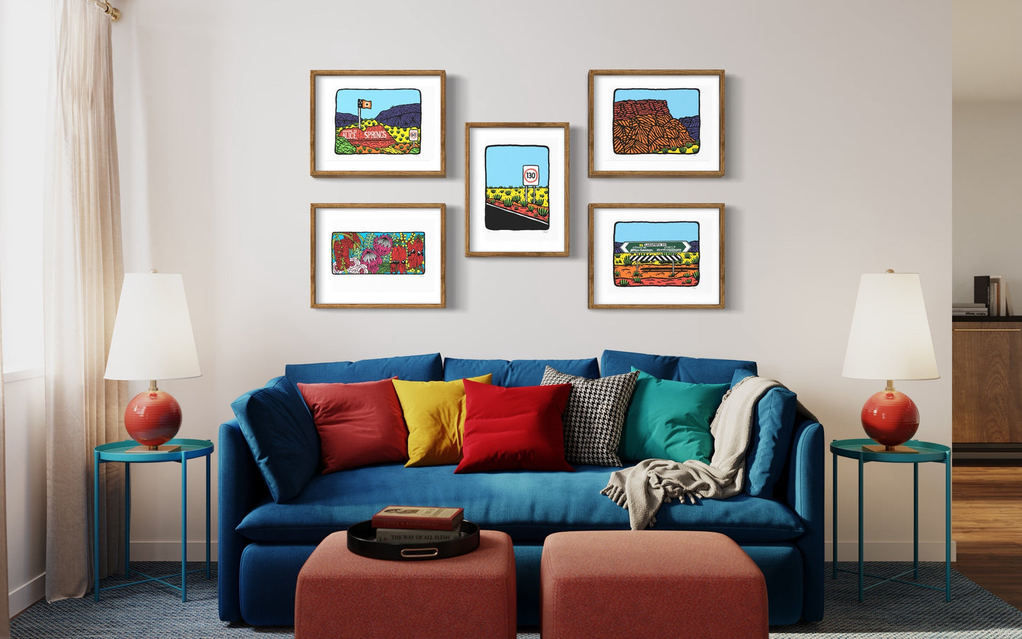 'Todd Mall Mural' Art Print