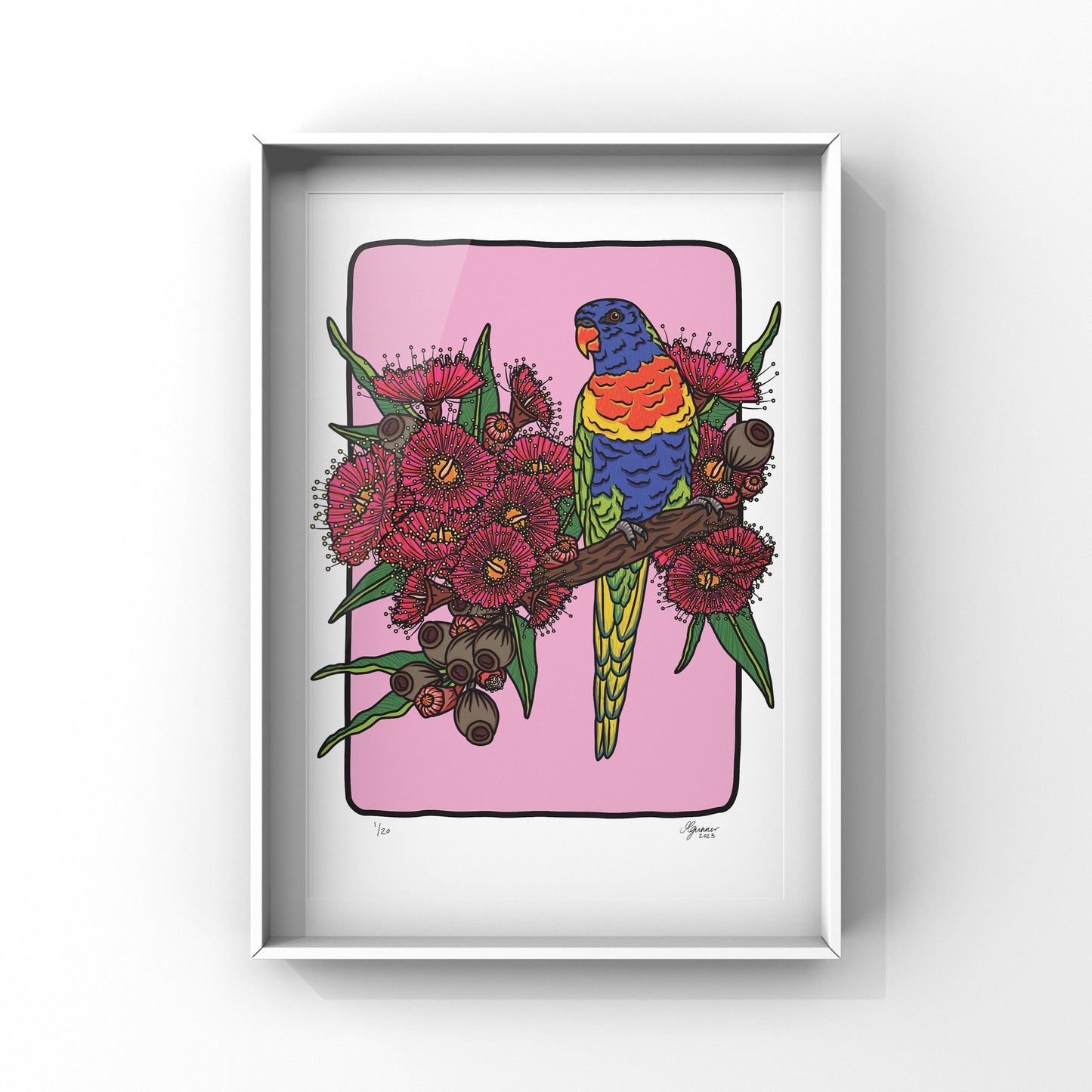 Rainbow Lorikeet Art Print