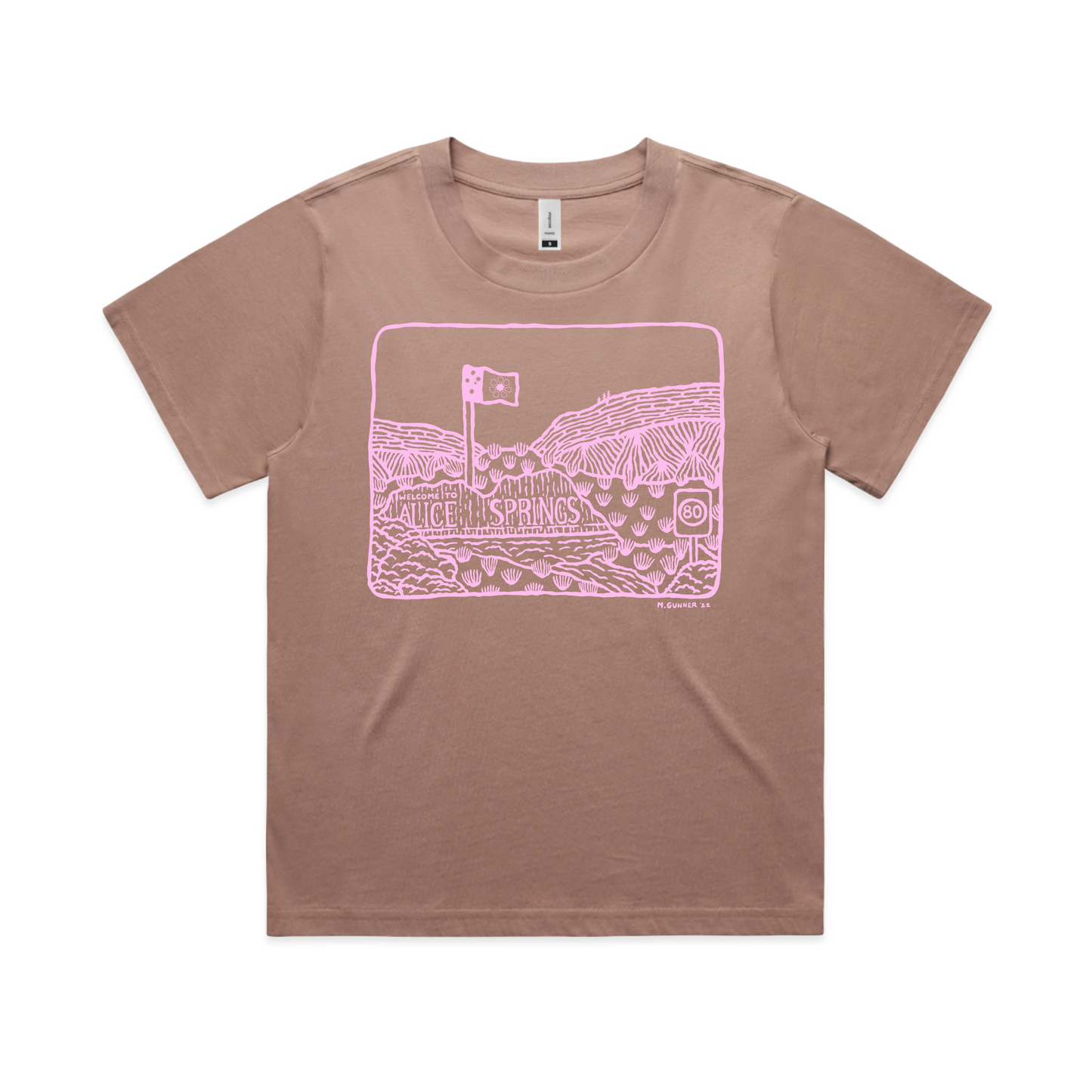 'Welcome to Alice Springs' Women's Tee