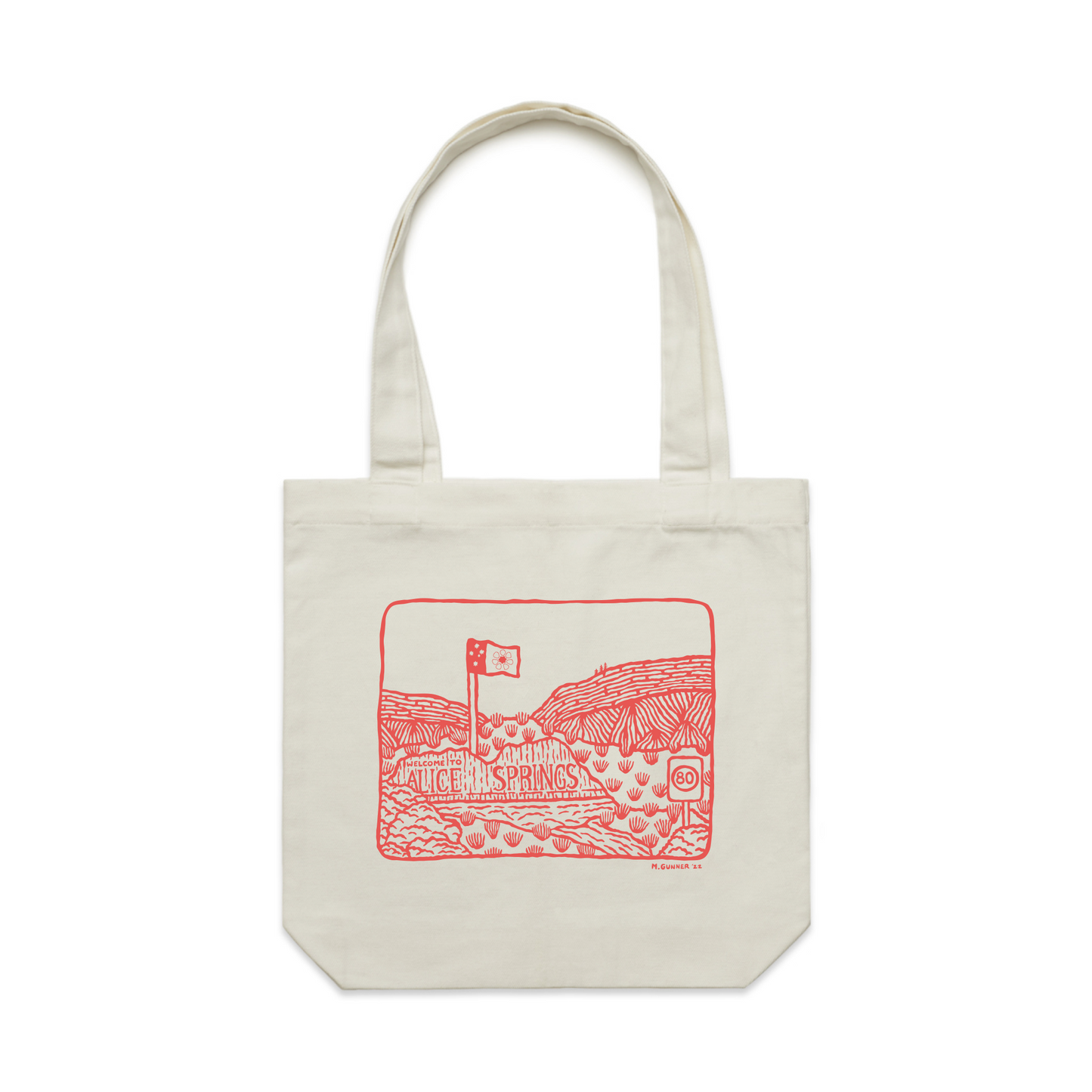 'Welcome to Alice Springs' Tote Bag