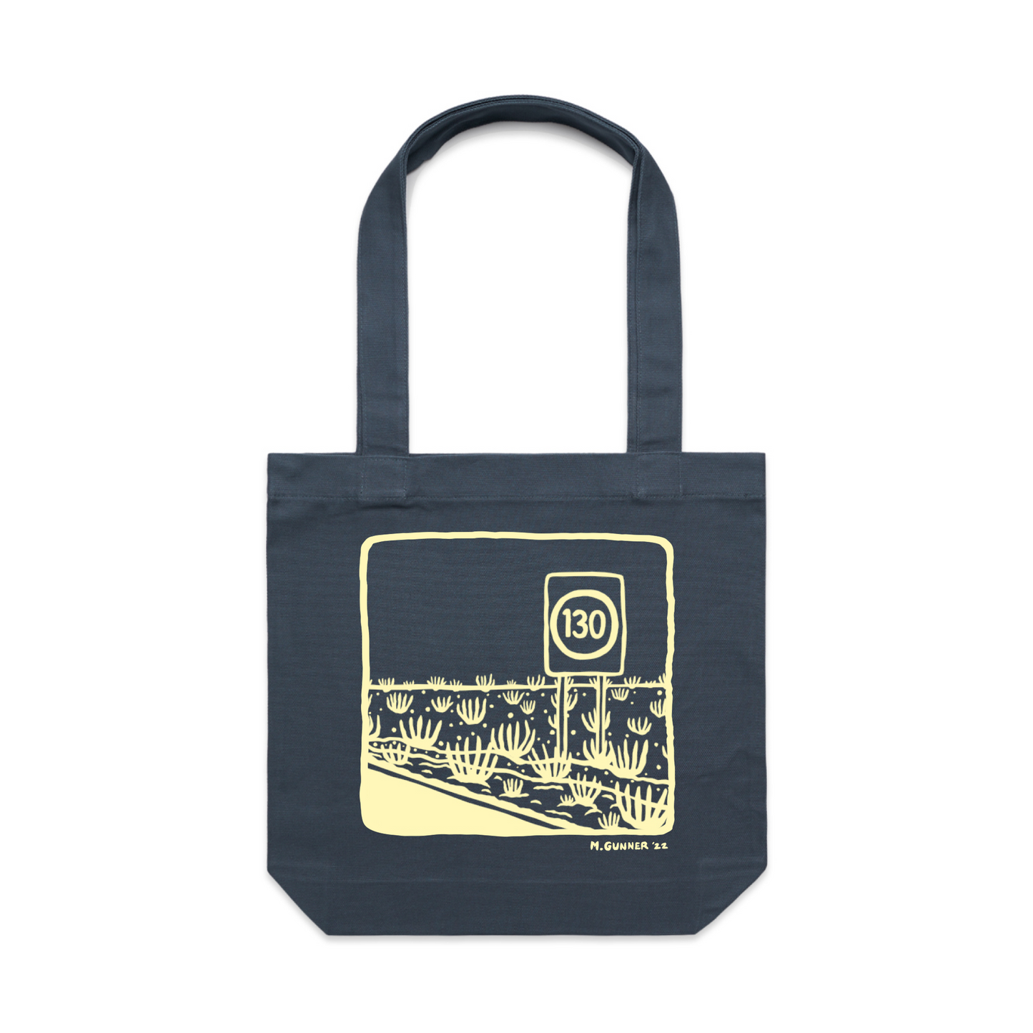 '130km Sign' Tote Bag