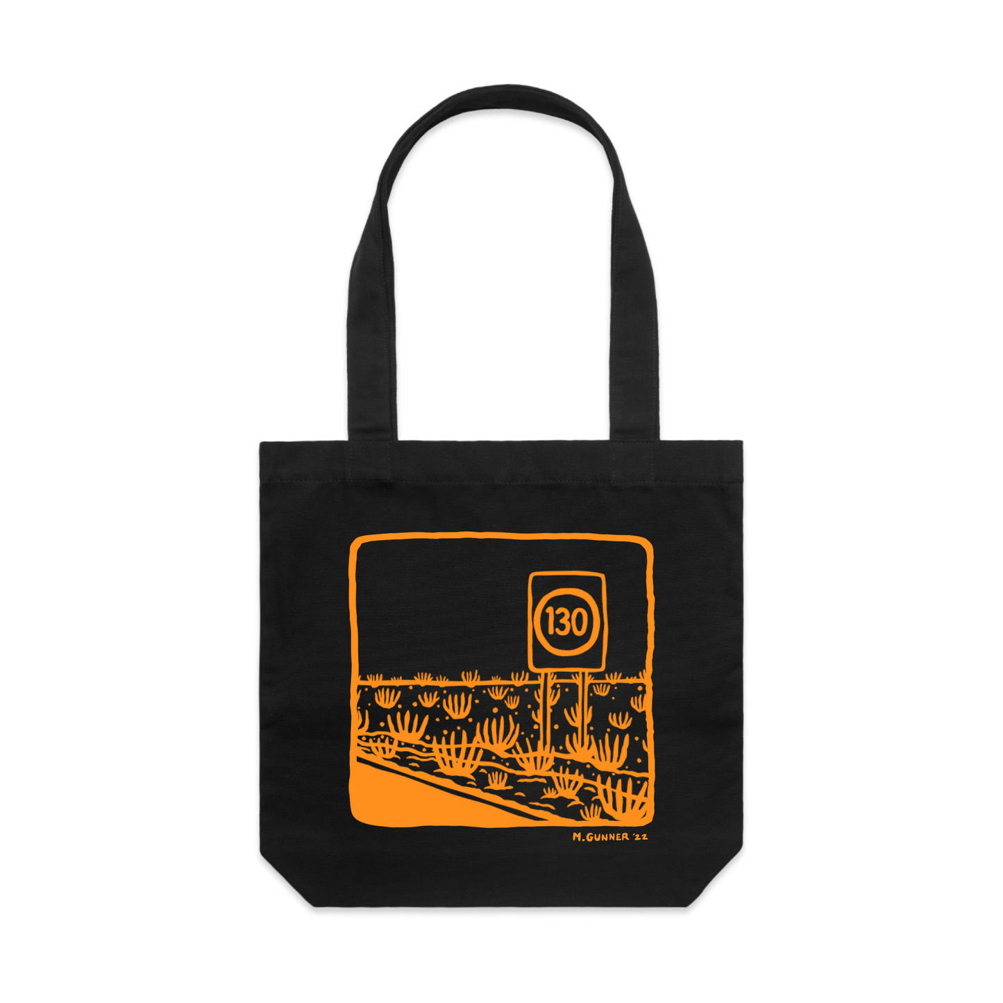 '130km Sign' Tote Bag