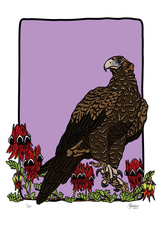 'Wedge-Tail Eagle' Art Print