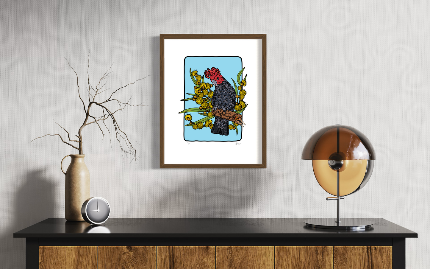 'Gang-gang Bird' Art Print