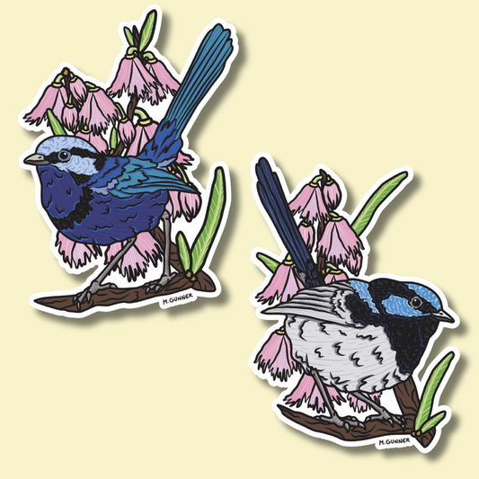 Fairy Wren Stickers