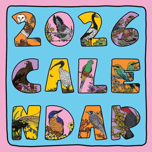 2026 Vol II Australian Backyard Birds and Flowers Calendar