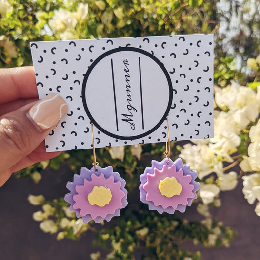 River Daisy Earrings
